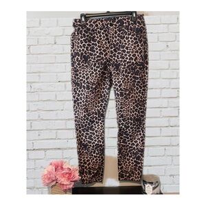 Leopard Print Skinny Pants